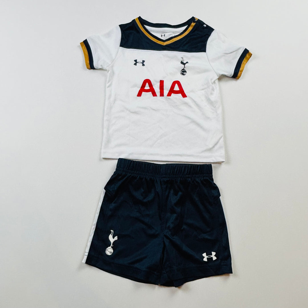 Under Armour Tottenham Hotspurs Shorts & Top - Size 6-12 Months