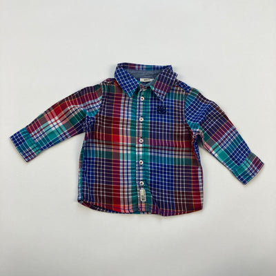 Mexx Button-Up Shirt - Size 9-12 Months - Pitter Patter Boutique
