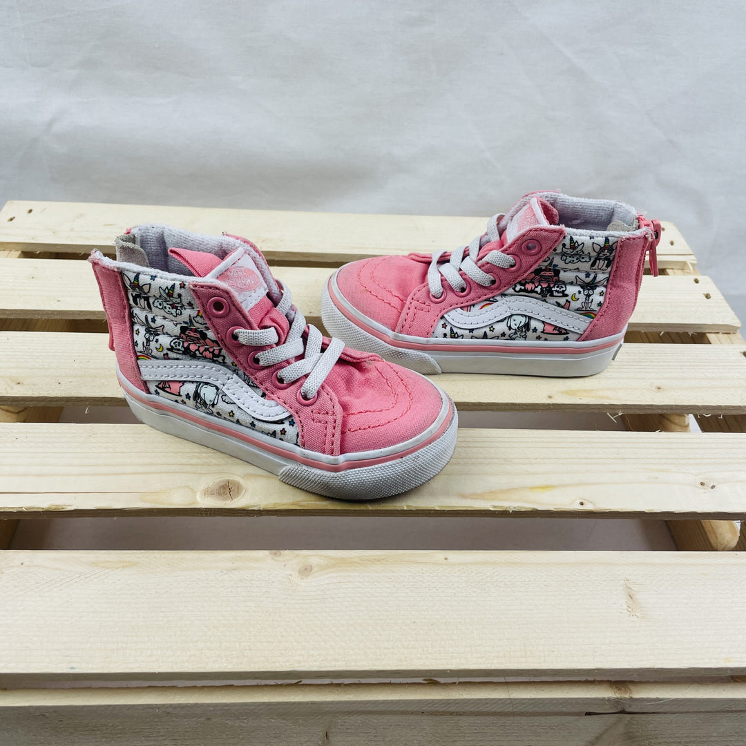 Vans Toddler High Top Shoes - Size 5 Toddler (21 EU)