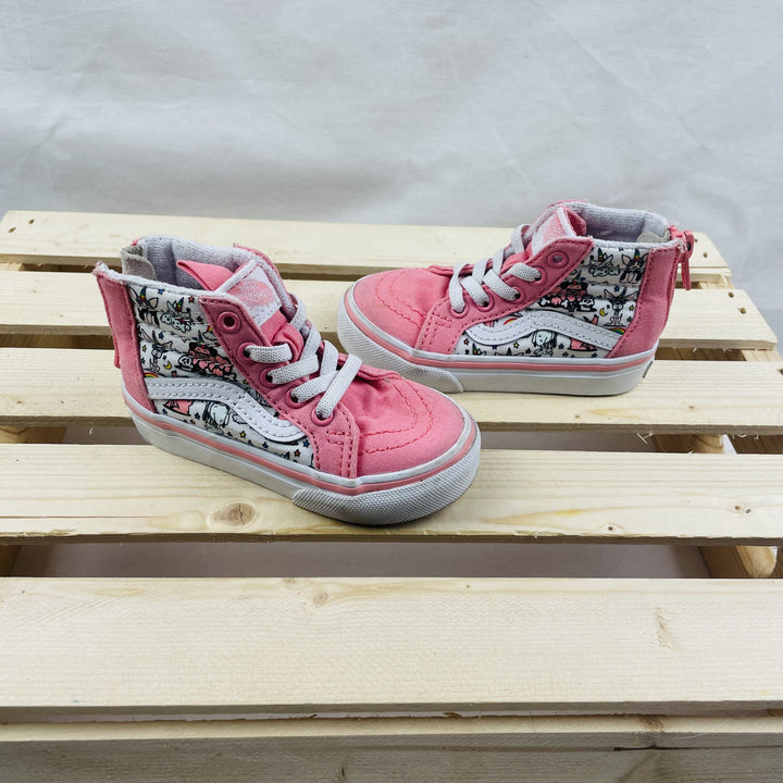 Vans Toddler High Top Shoes - Size 5 Toddler (21 EU)