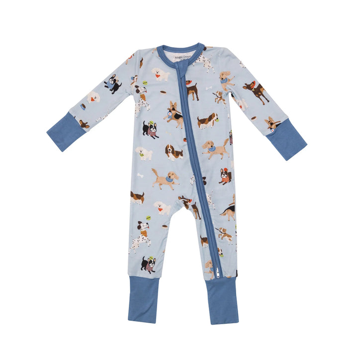 Angel Dear - Bamboo 2-way Zippered Romper (6-12m, 12-18m & 18-24m)I - Pitter Patter Boutique