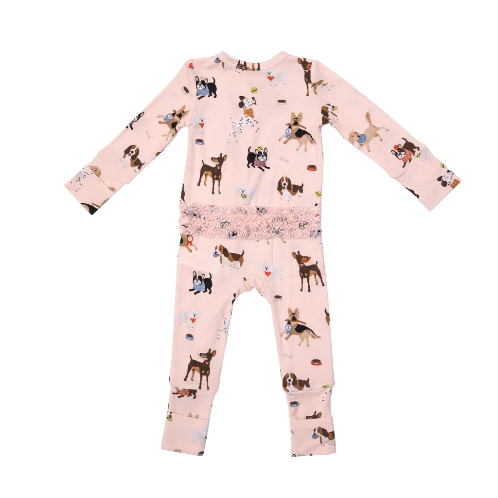 Angel Dear - Bamboo 2-way Zippered Romper (6-12m, 12-18m & 18-24m)I - Pitter Patter Boutique