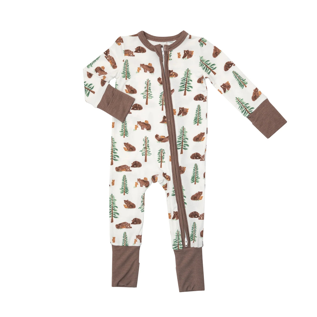 Angel Dear - Bamboo 2-way Zippered Romper (6-12m, 12-18m & 18-24m)I - Pitter Patter Boutique