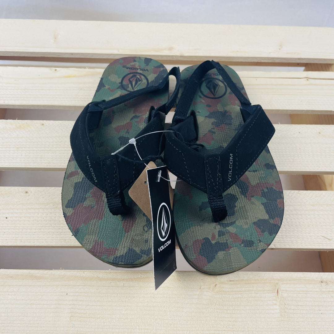 Volcom Camo Flip Flops - Size 11 Toddler