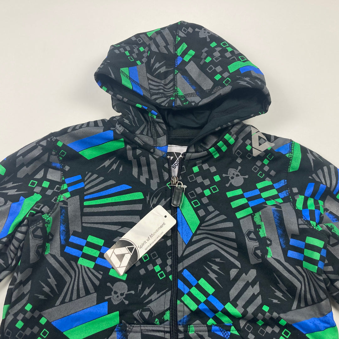 Spirit of Movement - Geometric Skull Hoody - Pitter Patter Boutique