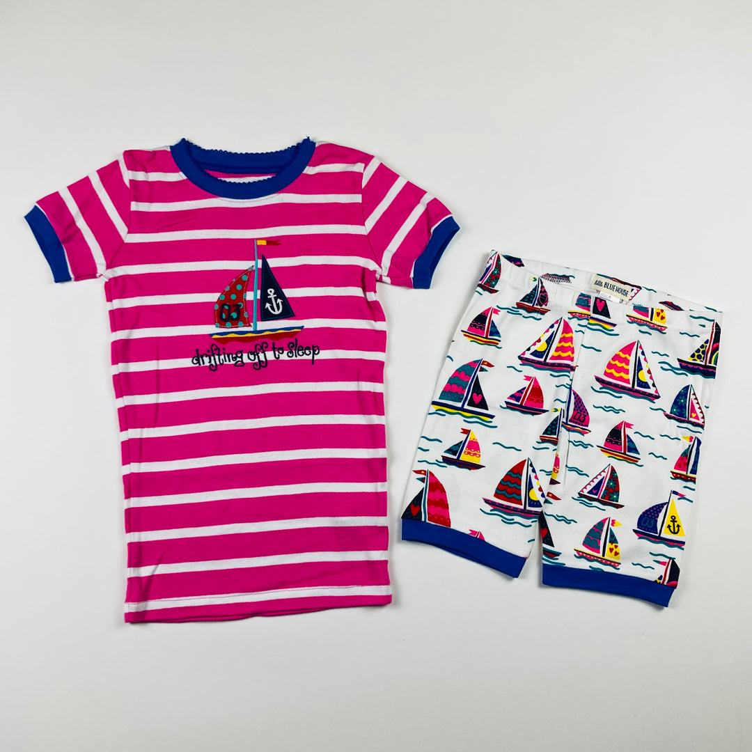 Little Blue House Short Sleeve PJ's - Size 8 Youth