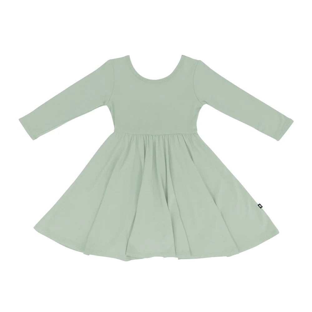 Kyte Baby - Long Sleeve Bamboo Twirl Dress (5-7 Youth)