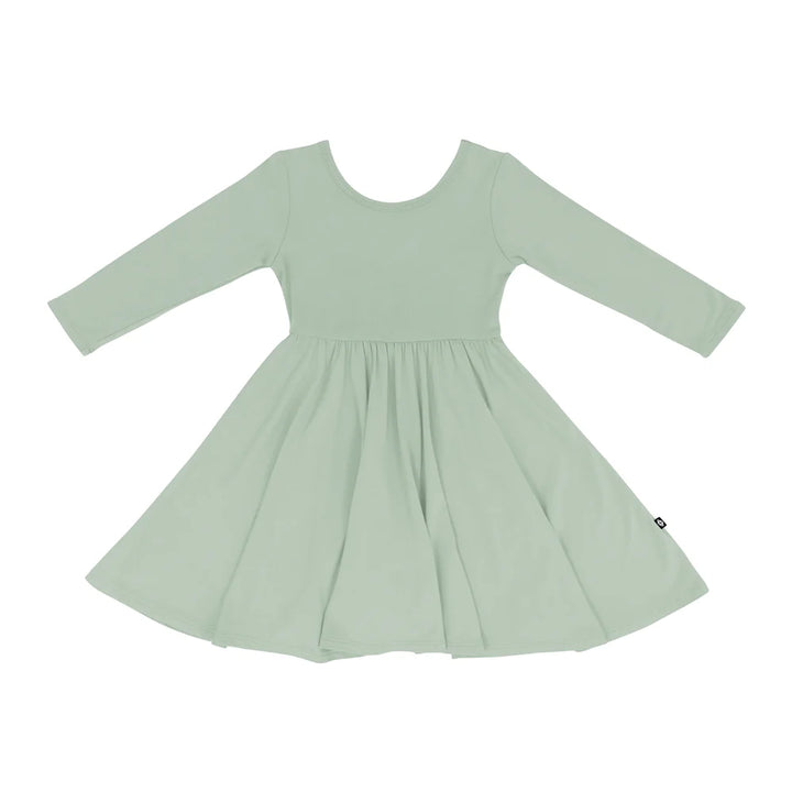 Kyte Baby - Long Sleeve Bamboo Twirl Dress (5-7 Youth)