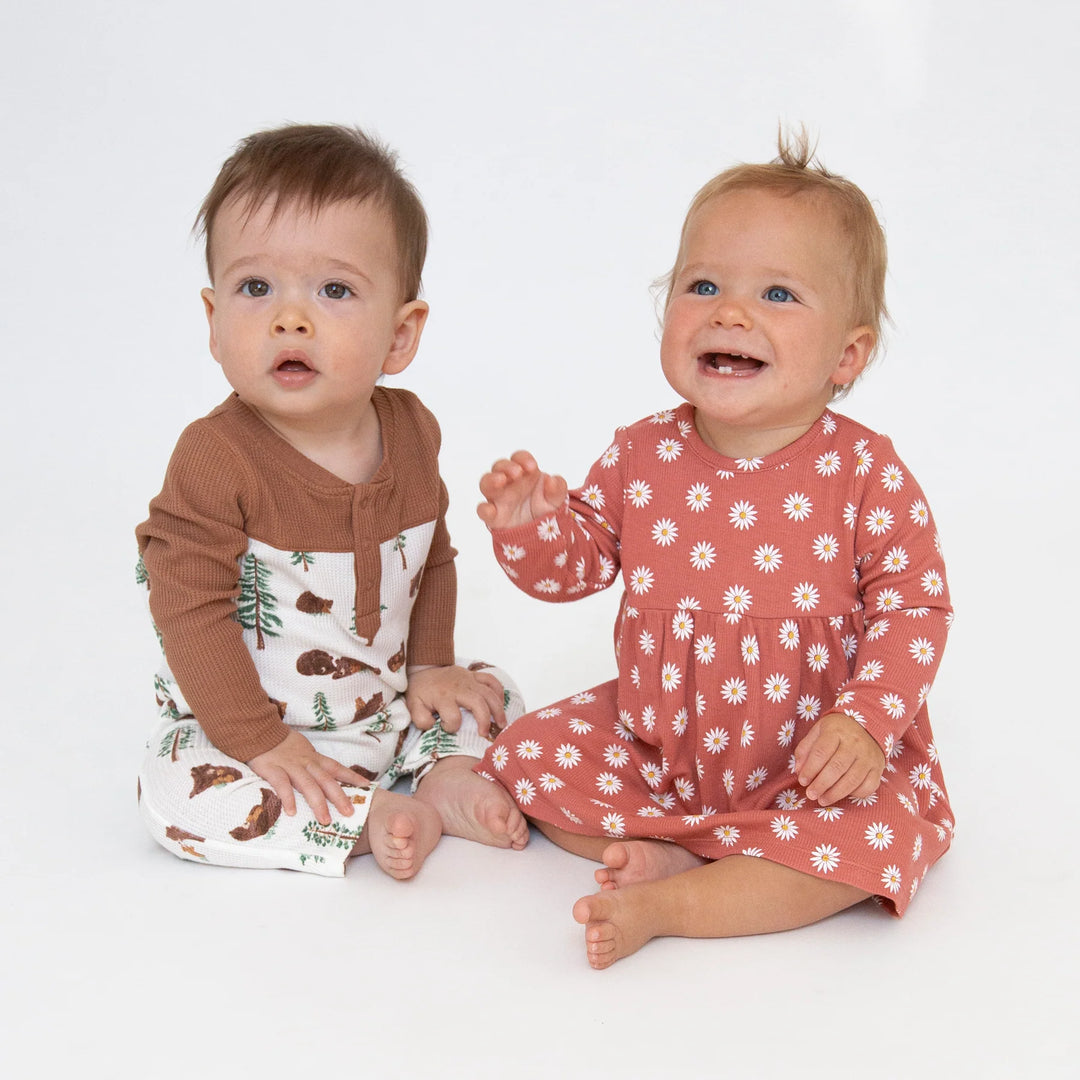 Angel Dear - Simple Dress and Bloomer Set - Pitter Patter Boutique