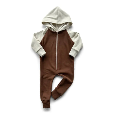 Little & Lively - Fleece-Lined Hooded Jumpsuit - Pitter Patter Boutique