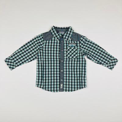 Mexx Button-Up Shirt - Size 18-24 Months - Pitter Patter Boutique