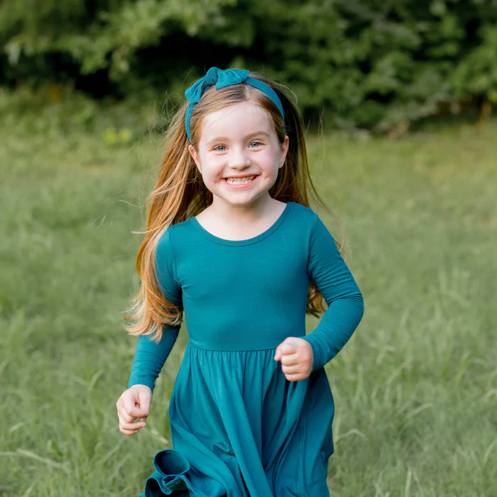 Kyte Baby - Long Sleeve Bamboo Twirl Dress (5-7 Youth)