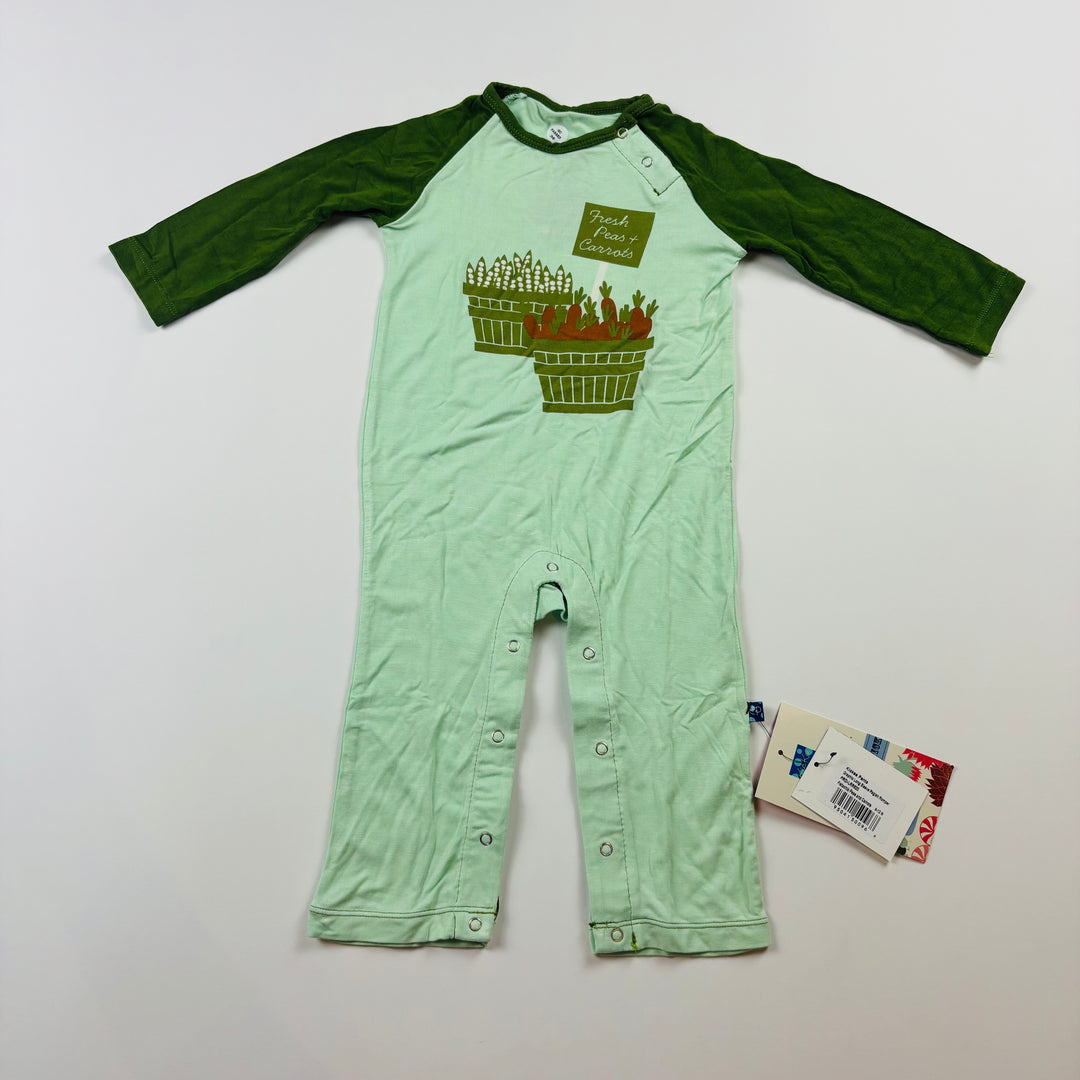KicKee Pants Raglan Romper - 6-12 Months