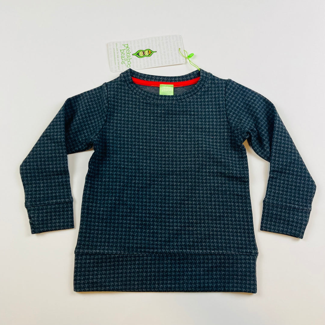 Peekaboo Beans "Dapper Dude" Pullover - Size 1 Kids