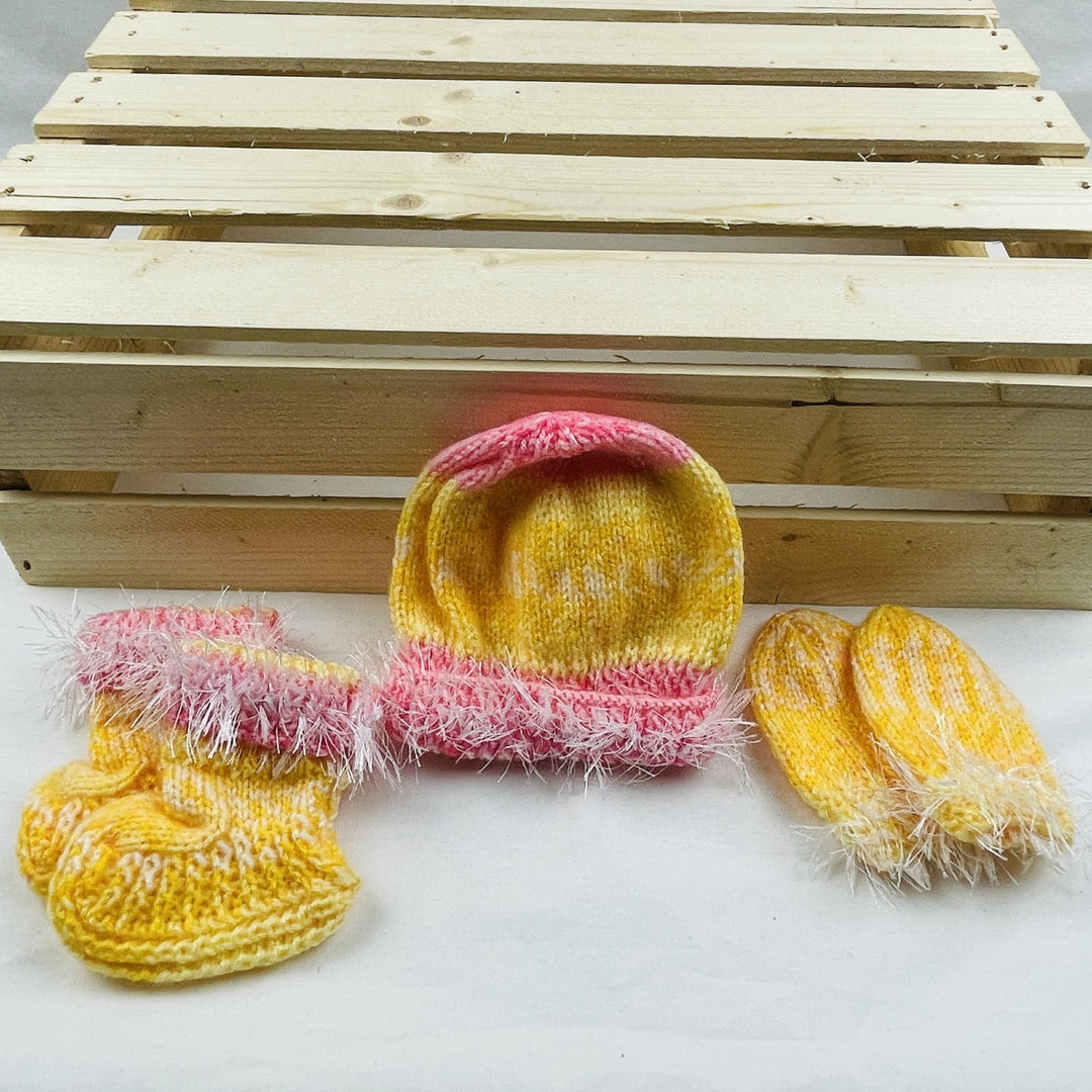 Hand Made 5 Piece Knit Set