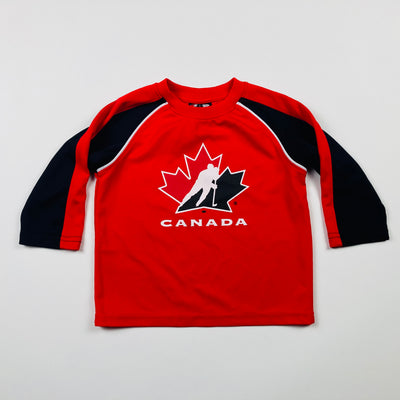 Mighty Mac Team Canada Hockey Jersey - Size 2T - Pitter Patter Boutique