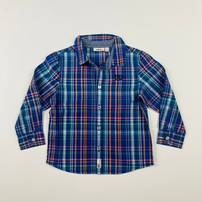 Mexx Button-Up Shirt - Size 24-30 Months - Pitter Patter Boutique