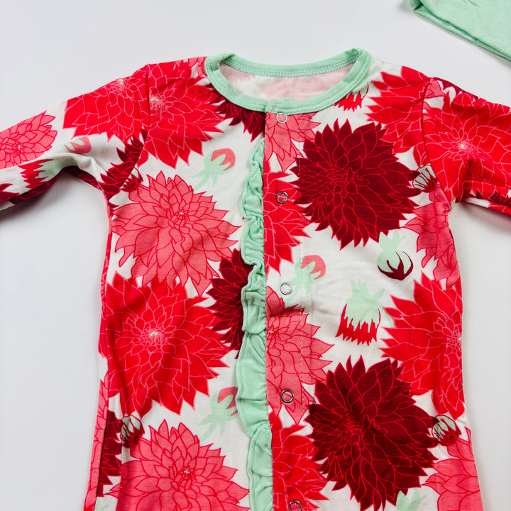 KicKee Pants Bamboo Sleep Gown & Knotted Hat - 0-3 Months