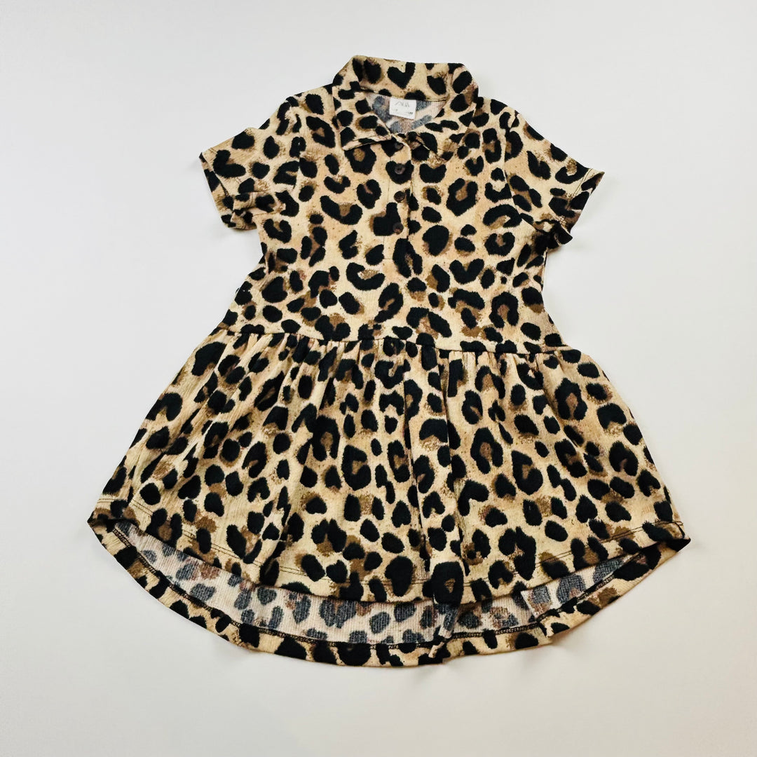 Zara Short Sleeve Dress - Size 7 Youth (122 cm)