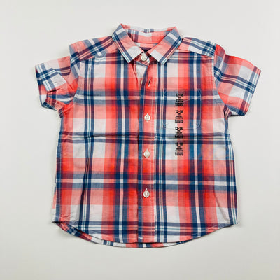 Children's Place Short Sleeve Shirt - Size 12-18 Months - Pitter Patter Boutique