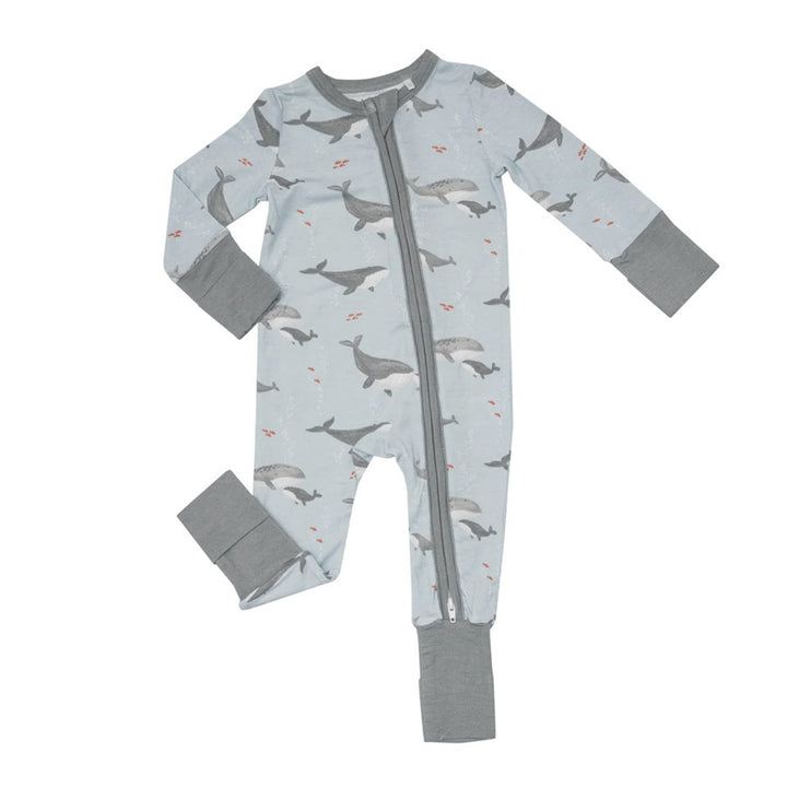 Angel Dear - Bamboo 2-way Zippered Romper (0-3m & 3-6m) - Pitter Patter Boutique