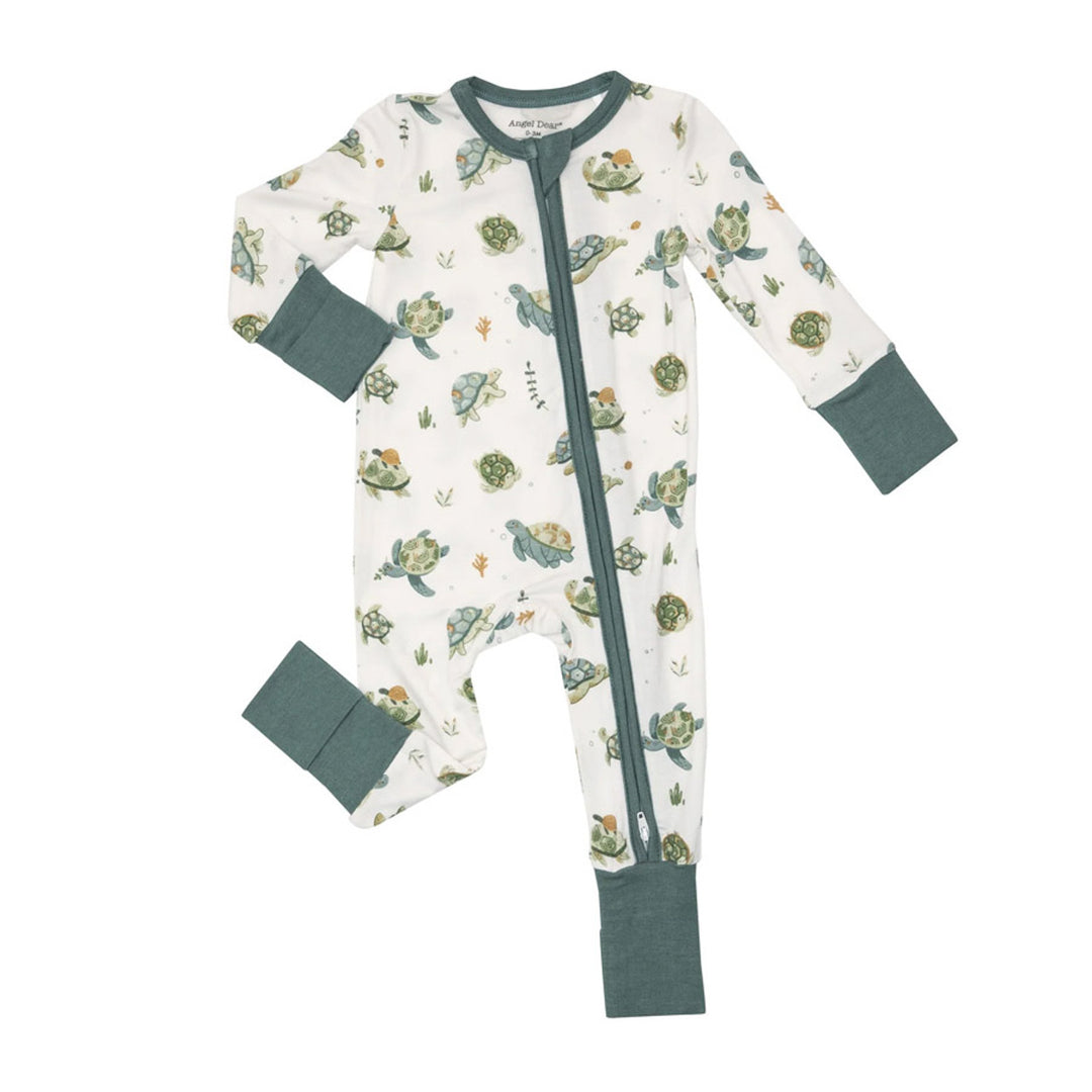 Angel Dear - Bamboo 2-way Zippered Romper (6-12m, 12-18m & 18-24m)I - Pitter Patter Boutique