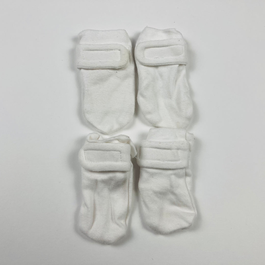 Perlim PinPin Scratch Mitts - 2 Pair Small (0-3M) - Pitter Patter Boutique