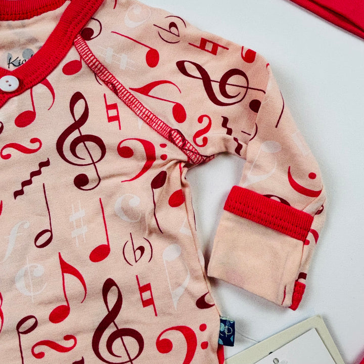 KicKee Pants Bamboo 3-Piece Outfit - 0-3 Months