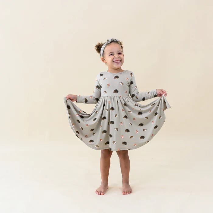 Kyte Baby - Long Sleeve Bamboo Twirl Dress (5-7 Youth)
