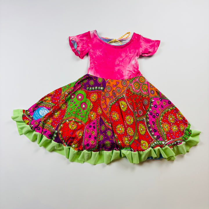 Twirly Girl Dress "Everlasting Reversible" - Size 2 Toddler