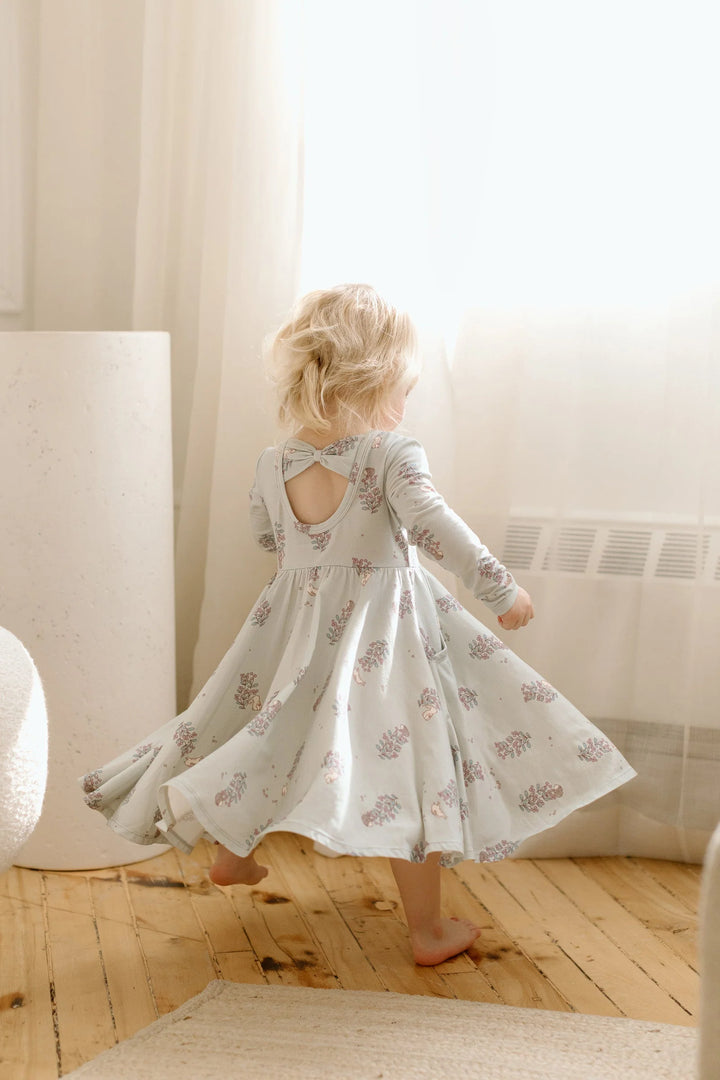 Loulou Lollipop - Kids Long Sleeve Skater Dress