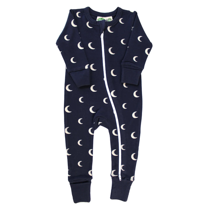 Parade - Organic Cotton Print '2-Way' Zip Long Sleeve Romper - Pitter Patter Boutique