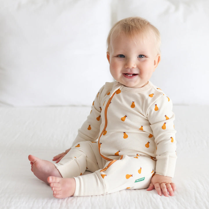 Parade - Organic Cotton Print '2-Way' Zip Long Sleeve Romper - Pitter Patter Boutique