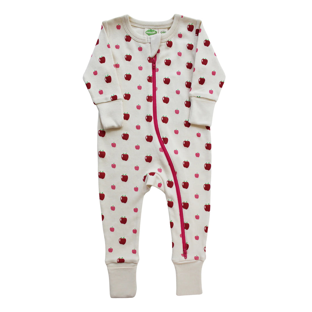 Parade - Organic Cotton Print '2-Way' Zip Long Sleeve Romper - Pitter Patter Boutique