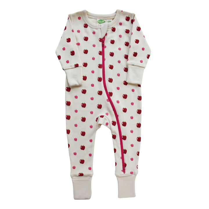 Parade - Organic Cotton Print '2-Way' Zip Long Sleeve Romper - Pitter Patter Boutique