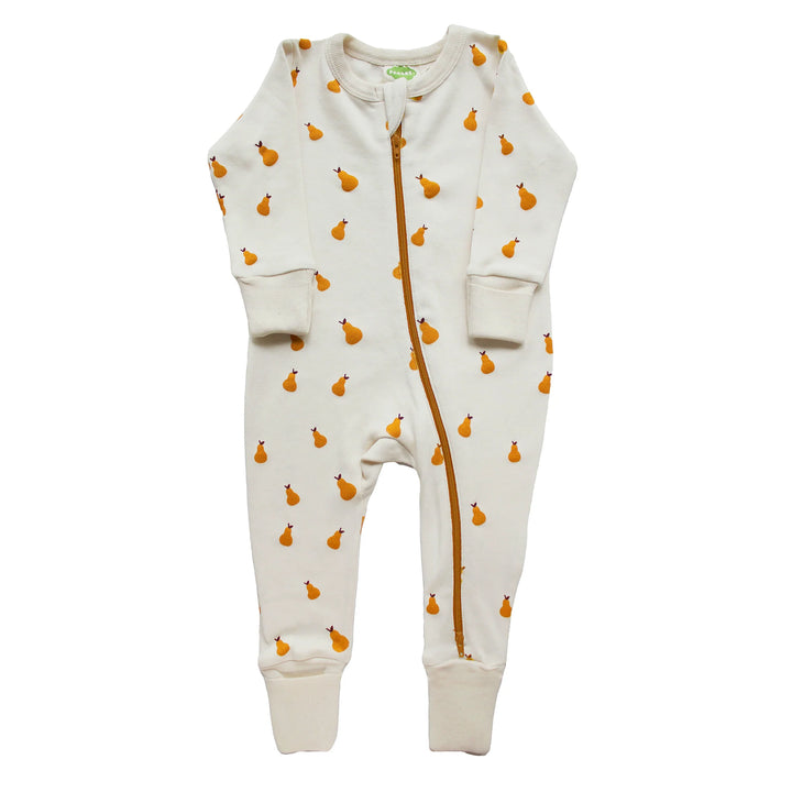 Parade - Organic Cotton Print '2-Way' Zip Long Sleeve Romper - Pitter Patter Boutique