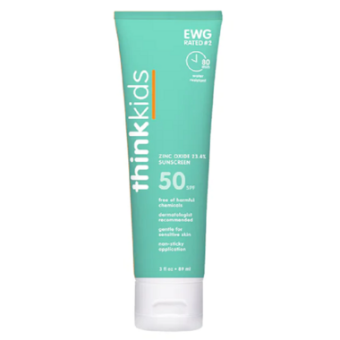Think Kids - Clear Zinc Sunscreen SPF 50 - 3oz (89mL) - Pitter Patter Boutique