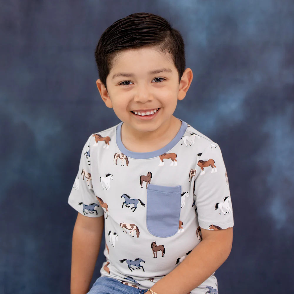 Kyte Baby - Kids Crew Neck Short Sleeve Tee (5T, 6T & 7T)