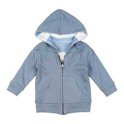 L'oved Baby - Organic Reversible Zippered Hoodie - Pitter Patter Boutique