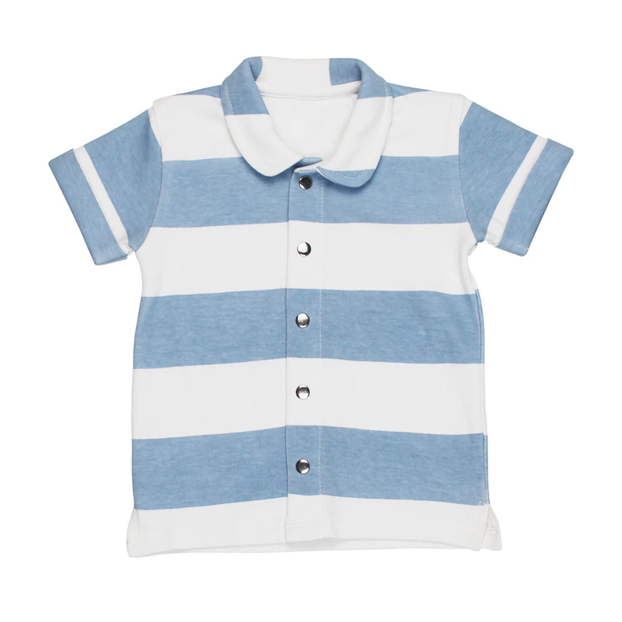 L'oved Baby - Kids Organic Printed Button-Up Shirt - Pitter Patter Boutique