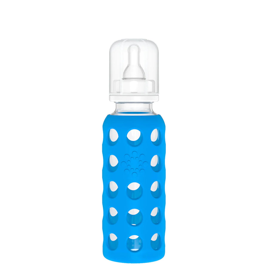 Lifefactory - 9oz Glass Baby Bottle - Pitter Patter Boutique