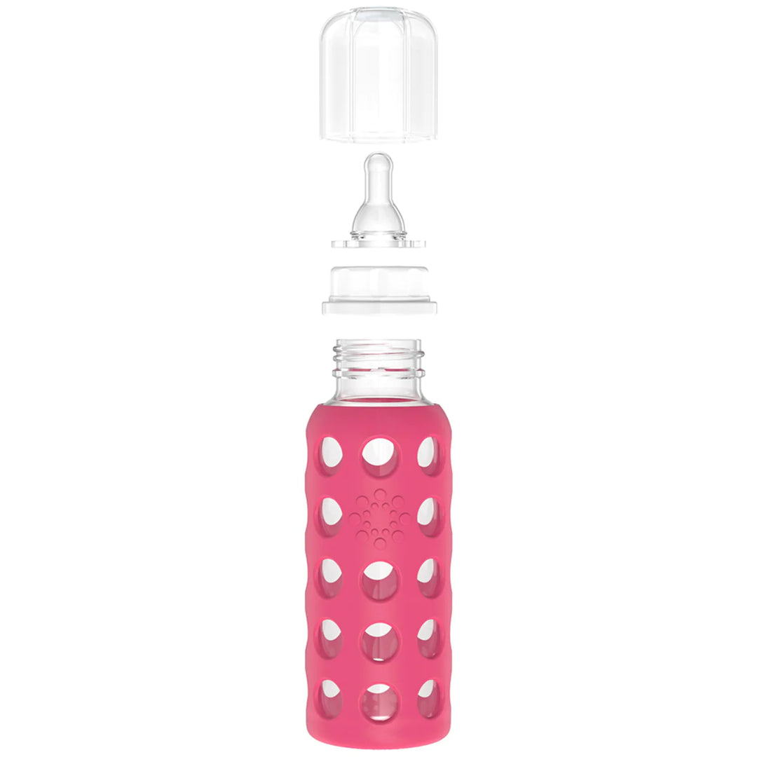 Lifefactory - 9oz Glass Baby Bottle - Pitter Patter Boutique