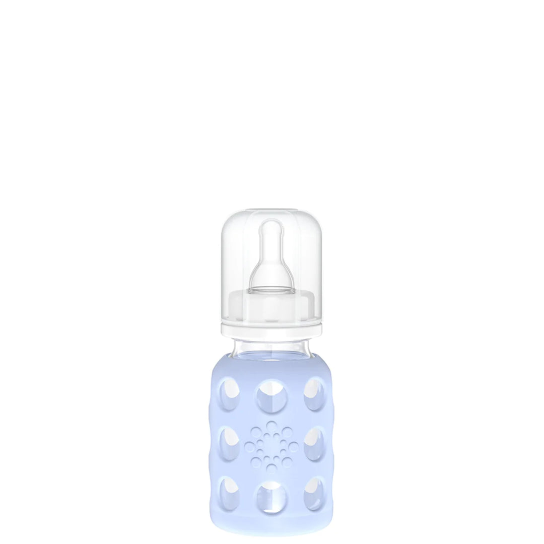 Lifefactory - 4oz Glass Baby Bottle - Pitter Patter Boutique