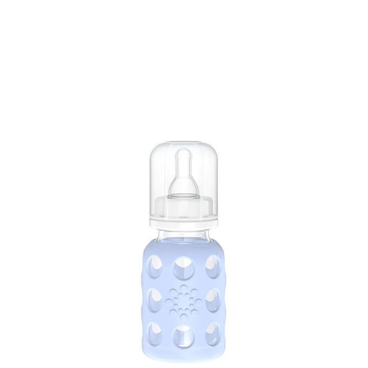 Lifefactory - 4oz Glass Baby Bottle - Pitter Patter Boutique