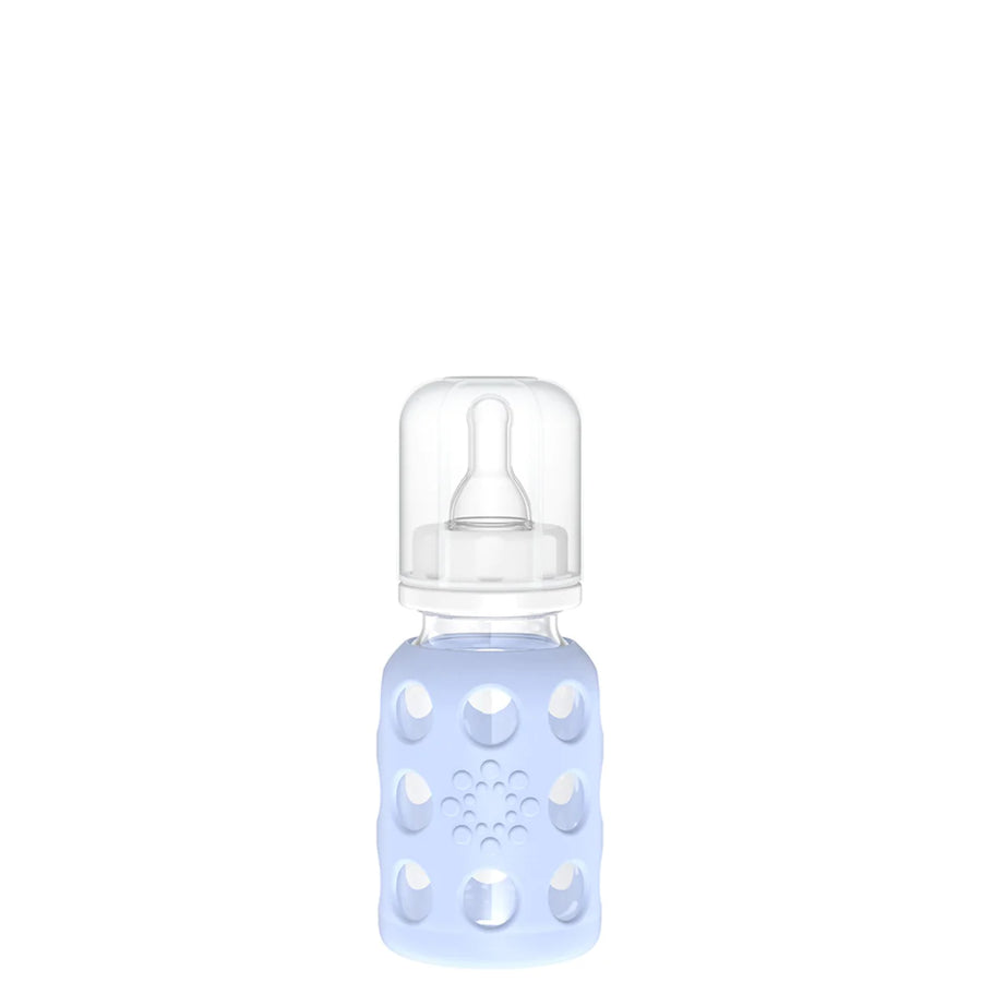 Lifefactory - 4oz Glass Baby Bottle - Pitter Patter Boutique