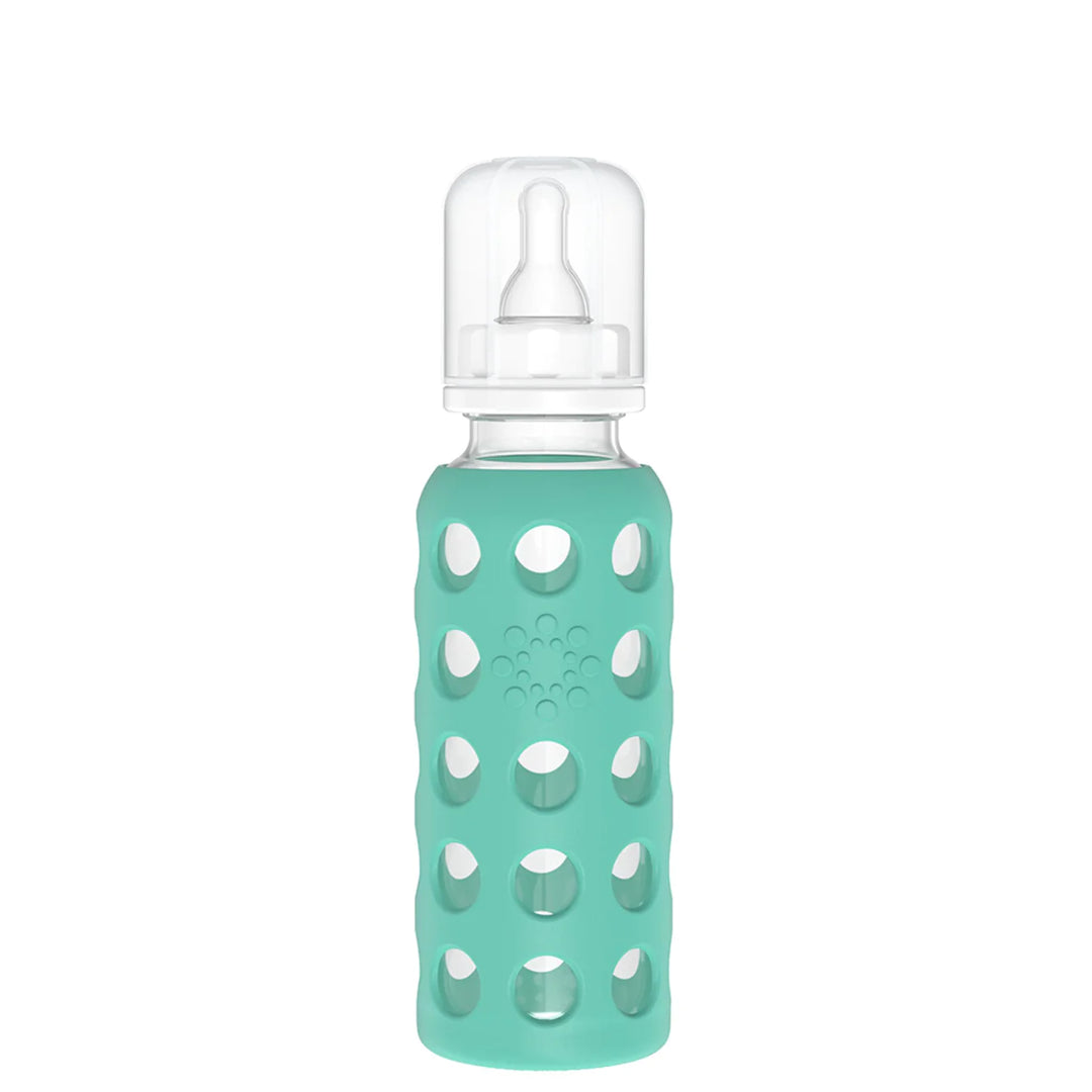 Lifefactory - 9oz Glass Baby Bottle - Pitter Patter Boutique