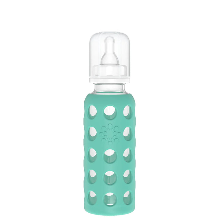 Lifefactory - 9oz Glass Baby Bottle - Pitter Patter Boutique
