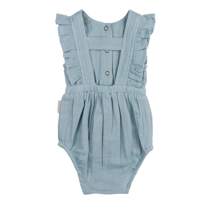 L'oved Baby - Organic Muslin Ruffle Bodysuit - Pitter Patter Boutique