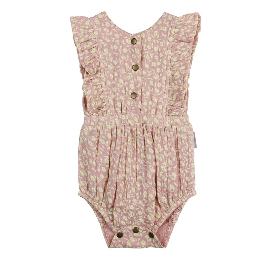 L'oved Baby - Organic Muslin Ruffle Bodysuit - Pitter Patter Boutique