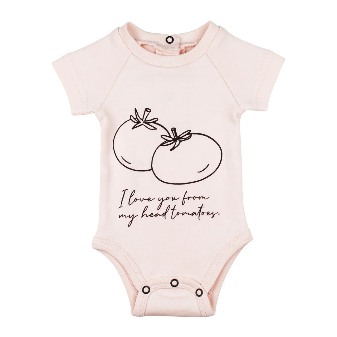 L'oved Baby - Organic Raglan Bodysuit - Pitter Patter Boutique